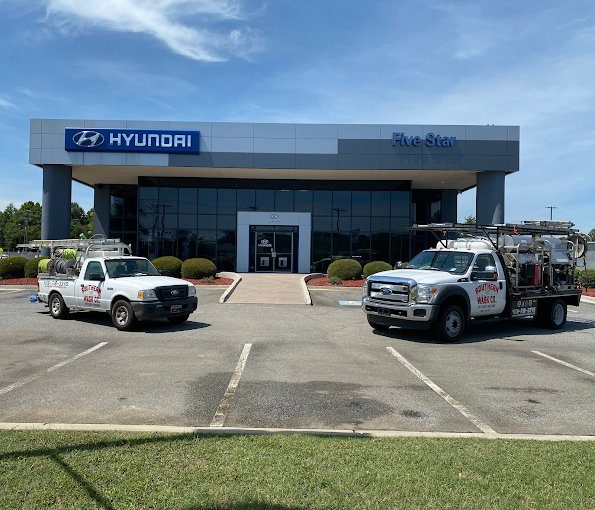 Auto dealership exterior cleaning Warner Robins GA